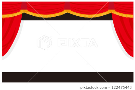 Theater decoration frame illustration Theater decoration frame illustration 122475443