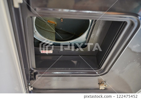 Range hood fan, inside, ventilation fan 122475452