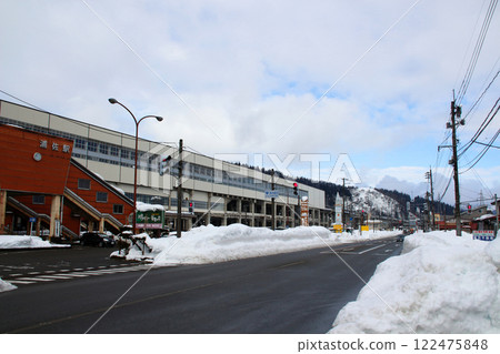 冬天的浦佐站東口(新潟縣南魚沼市) 冬天的浦佐站東口(新潟縣南魚沼市) 122475848