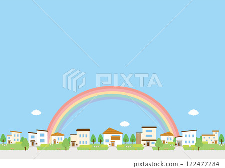 Background material-Housing 2025-6 Vector 122477284