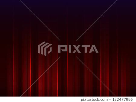 Modern dark red tech presentation background  122477996
