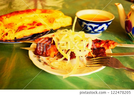 Shashlik, Bukhara, Uzbekistan Shashlik, Bukhara, Uzbekistan 122478205