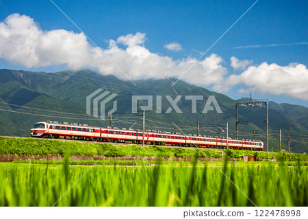 485 series express train Raicho running between Shiga and Horai 122478998