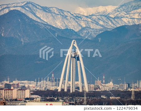 View from the summit of Mt. Komaki, Ichinomiya Tower 122479034