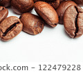 Coffee beans isolated on white background 122479228