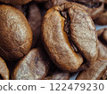 Coffee beans isolated on white background 122479230