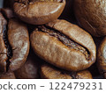 Coffee beans isolated on white background 122479231
