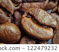 Coffee beans isolated on white background 122479232