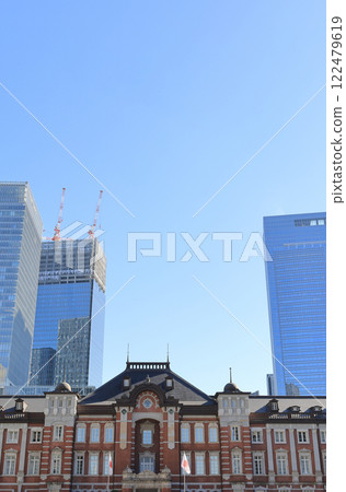 東京站丸之內站大樓丸之內中央口及東京中城八重洲 122479619