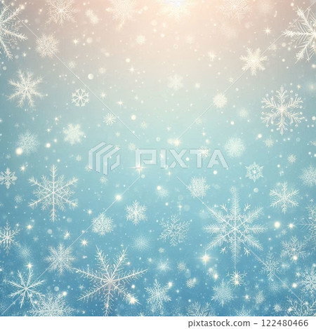 Background of snowflakes Background of snowflakes 122480466