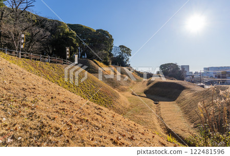 小牧山城的護城河 小牧山城的護城河 122481596
