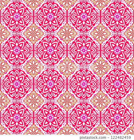 abstract geometric background with colorful triangles. 122482459