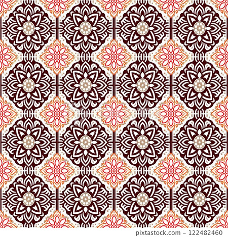 abstract geometric background with colorful triangles. 122482460