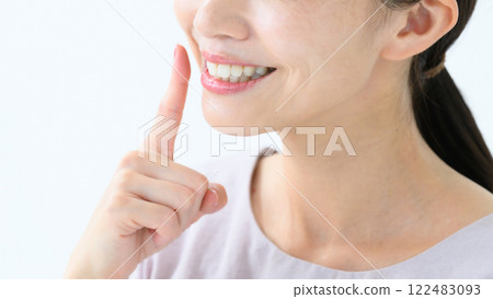 Woman dental teeth Woman dental teeth 122483093