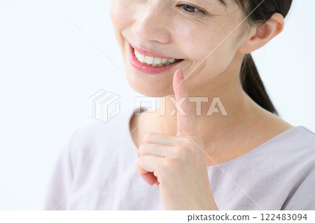 Woman dental teeth Woman dental teeth 122483094