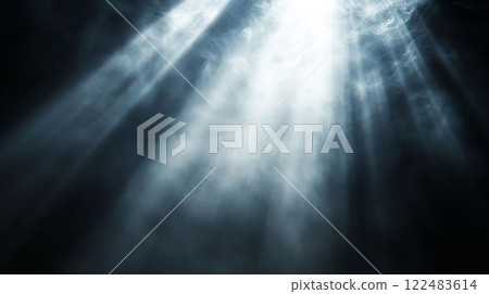 夢幻般的背景，光線穿過它 122483614