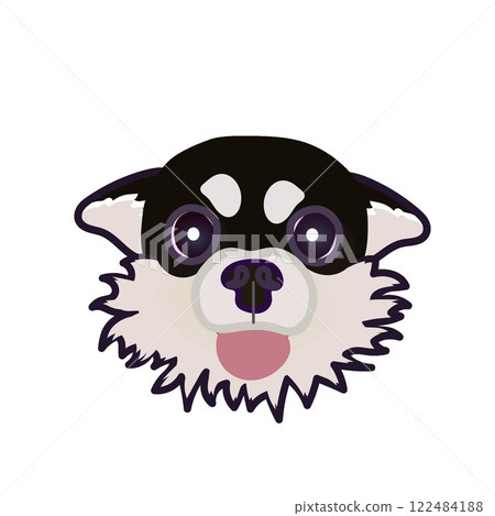 黑色吉娃娃臉圖 122484188