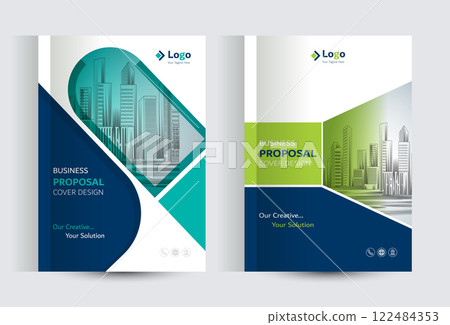 Corporate Business Proposal Catalog cover Design Templates 122484353