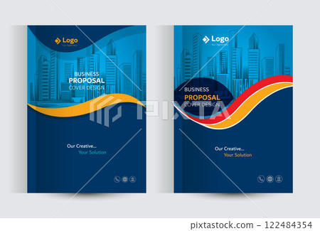Corporate Business Proposal Catalog cover Design Templates Corporate Business Proposal Catalog cover Design Templates 122484354