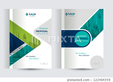 Corporate Business Proposal Catalog cover Design Templates 122484359