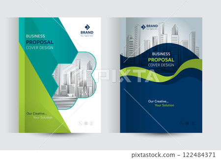 Corporate Business Proposal Catalog cover Design Templates 122484371
