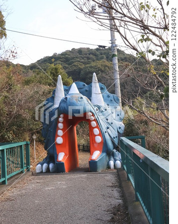 Triceratops on Kasado Island, Kudamatsu City, Yamaguchi Prefecture 122484792