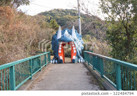山口縣下松市笠戶島的三角龍 122484794