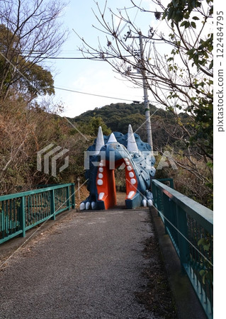 Triceratops on Kasado Island, Kudamatsu City, Yamaguchi Prefecture 122484795
