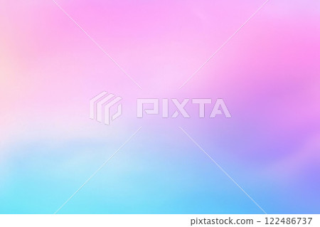 Serene Dusk Sky with Soft Pastel Hues of Pink and Blue for Relaxation and Calm Atmosphere 122486737