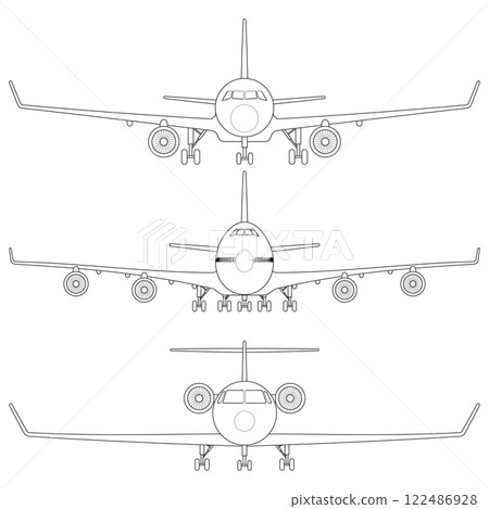 Commercial Airplane 122486928
