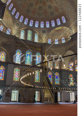 Interior of Sultanahmet, The Blue Mosque, Sultan Ahmet Camii 122488615