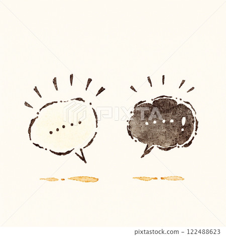[Speech bubble] Conversational speech bubble 122488623
