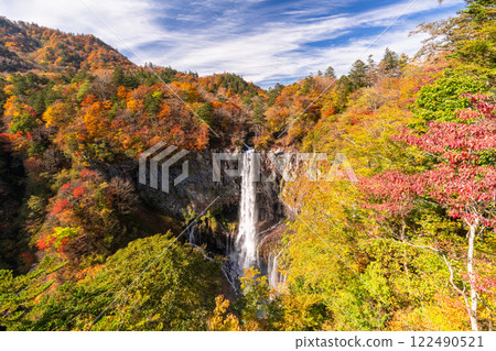 [Tochigi Prefecture] Kegon Falls in autumn leaves and Oku-Nikko natural scenery in autumn 122490521