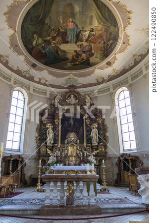 St. Gallus Church Scheidegg, Munich Way of St. James, Bavaria, Germany 122490850