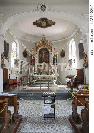 St. Gallus Church Scheidegg, Munich Way of St. James, Bavaria, Germany 122490894