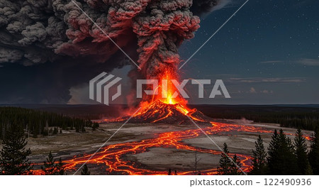 黃石國家公園/火山爆發 122490936