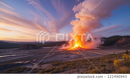 黃石國家公園/火山爆發 黃石國家公園/火山爆發 122490943