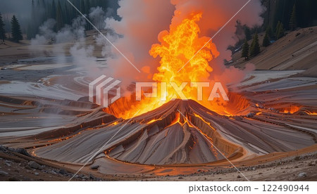 黃石國家公園/火山爆發 黃石國家公園/火山爆發 122490944