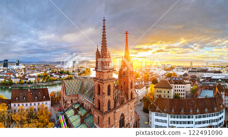 Basel, Switzerland In the Morning 122491090