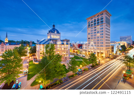 Lexington, Kentucky, USA Downtown Cityscape 122491115