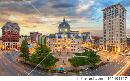 Lexington, Kentucky, USA Historic Downtown Cityscape 122491117