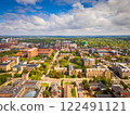 Ann Arbor, Michigan, USA College Town Skyline 122491121