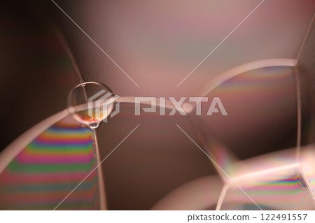Green liquid surfaces, colourful abstract, surrealistic art, line of light, minimalistic background 122491557