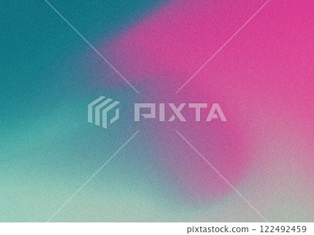 A textured gradient background material with green and pink blending together 122492459
