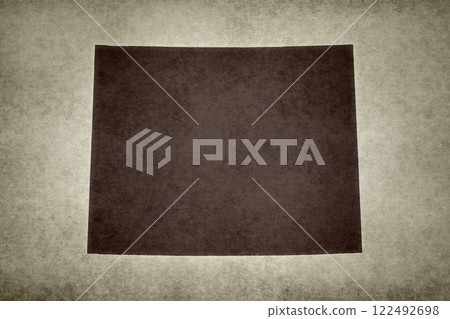 Map of the state of Wyoming on a paper Map of the state of Wyoming on a paper 122492698