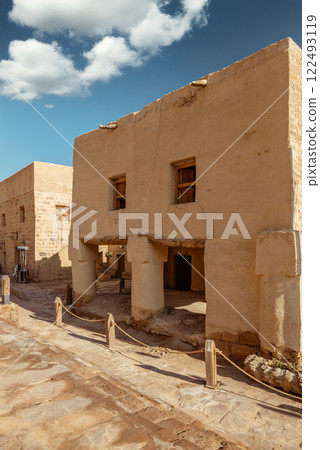 Ancient AlUla Village in Saudi Arabia Historic Desert Architecture Ancient AlUla Village in Saudi Arabia Historic Desert Architecture 122493119