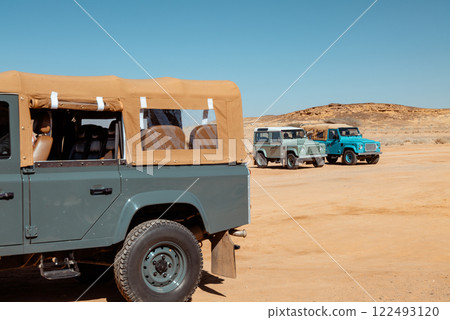 Classic Off-Road Jeeps in AlUla, Saudi Arabia Desert Safari Adventure Classic Off-Road Jeeps in AlUla, Saudi Arabia Desert Safari Adventure 122493120