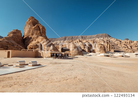 AlUla Old Town Square Traditional Arabian Architecture in Saudi Arabia 122493134