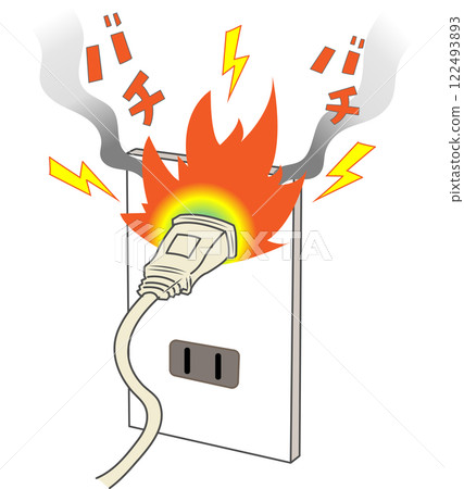 Beware of fires caused by shorting the outlet Beware of fires caused by shorting the outlet 122493893