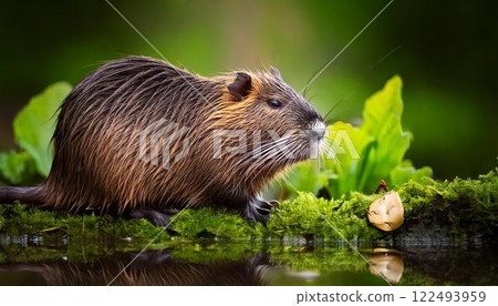 Cute Nutria 122493959